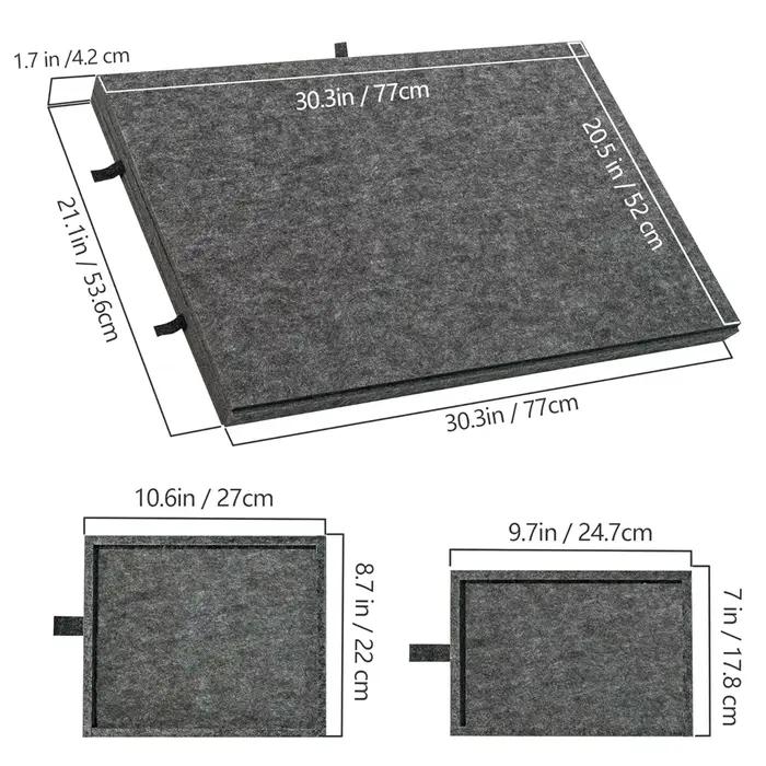 Ensembles de planches de puzzle inclinables avec support et couvercle conçus 2 en 1 pour adultes