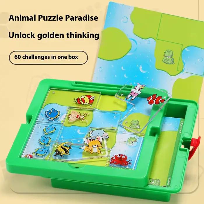 Jeu de société Puzzle Animal Park pour enfants
