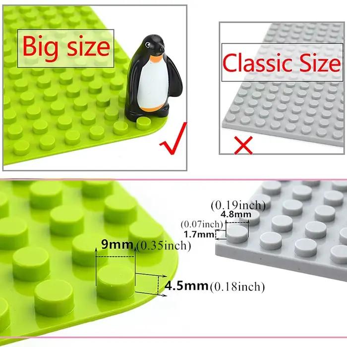 Grande plaque de base pour blocs de construction