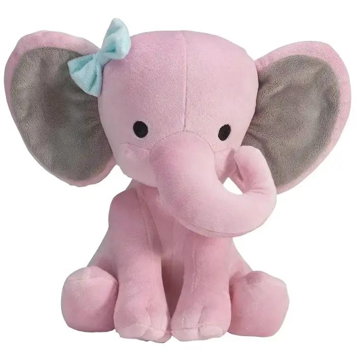 Jouets en peluche éléphant gris de 25cm