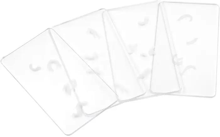 Accessoires Escape Room : Cartes Magiques Transparentes en Acrylique pour Jeu de Puzzle Réel – Empilez Quatre Cartes pour Obtenir des Indications – Aventure du Joueur