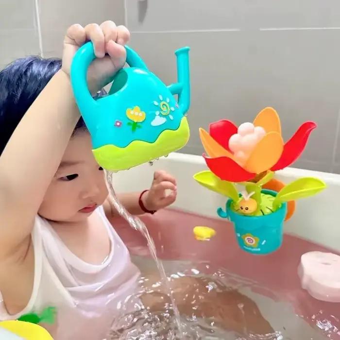 Bébé fleurs jouets De Bain douche d'eau