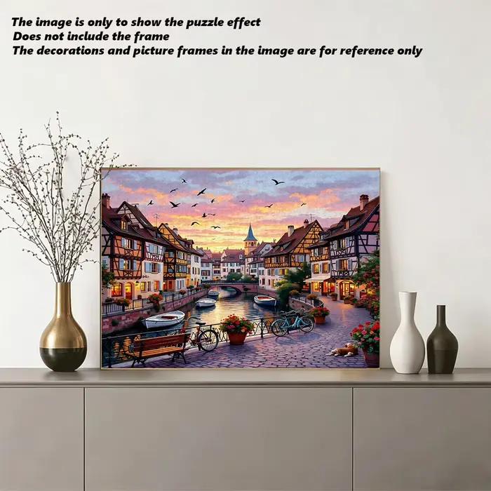 Un puzzle de haute qualité de 500/1000 pièces, parfait pour les adultes, est un jeu familial amusant qui aide à soulager le stress et est idéal pour les anniversaires.