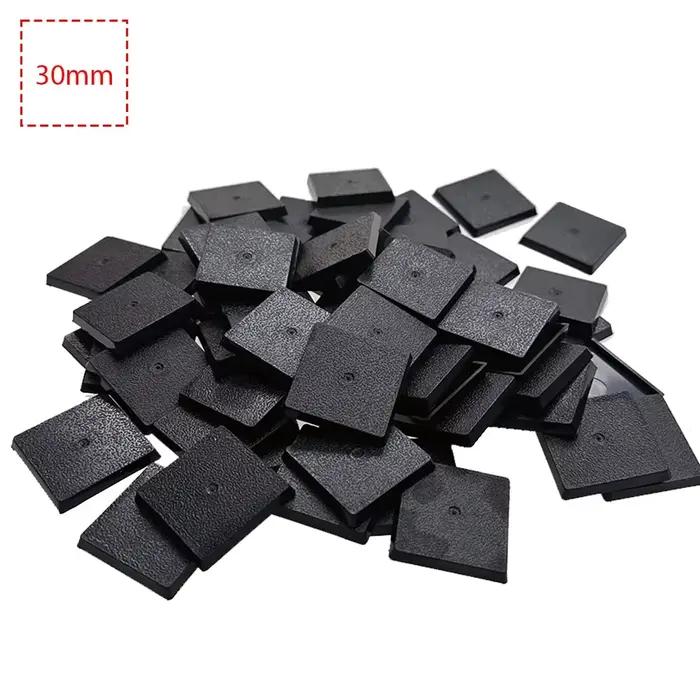 Bases carrées de 30 mm pour base de miniatures de jeux