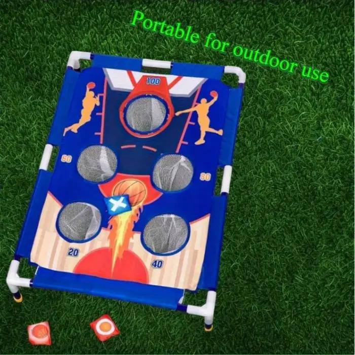 Jeu de lancer de sacs de sable
