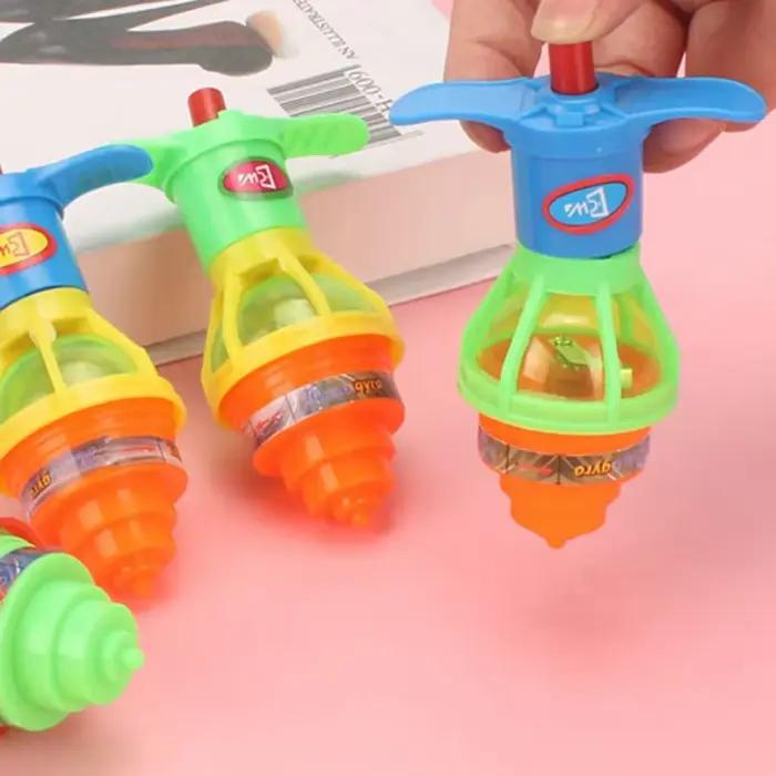 Gyroscope rotatif scintillant pour enfants