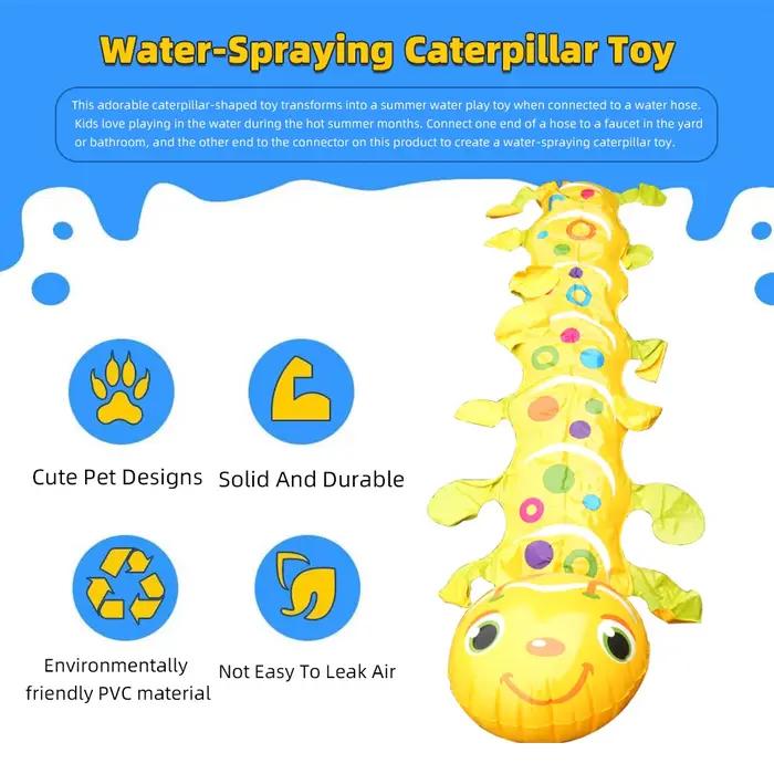 Tapis d'arrosage Caterpillar pour enfants et tout-petits