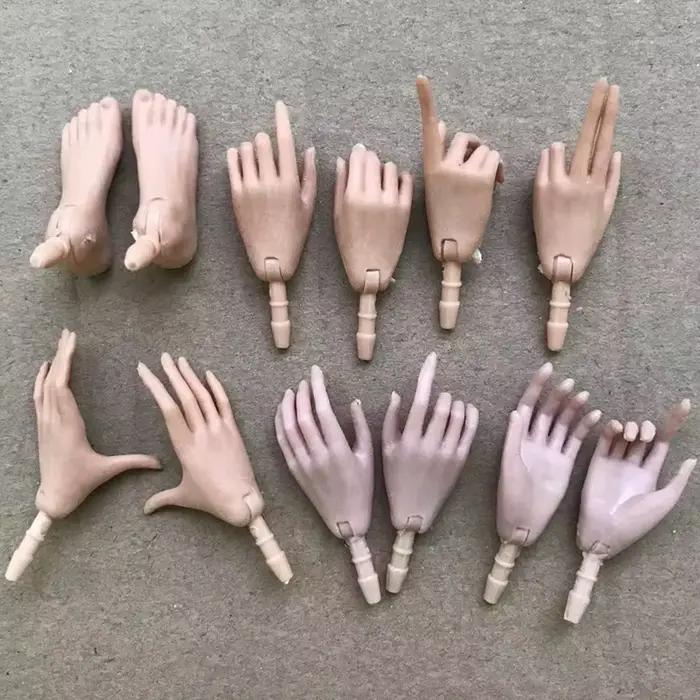 Mains de poupée universelles 1 6 accessoires de bricolage pour décorations de mode et expression artistique pour collectionneurs de poupées occasions spéciales