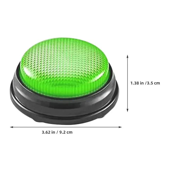 4 boutons de réponse sonores à pression manuelle pour jeux, couleurs vives, sans piles, pour salle de classe et questions-réponses