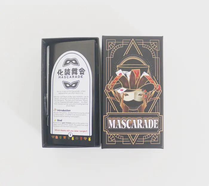 Jeu de cartes Mascarade 4 à 5 joueurs 30 minutes - Obtenez votre propre jeu de soirée pour dîner