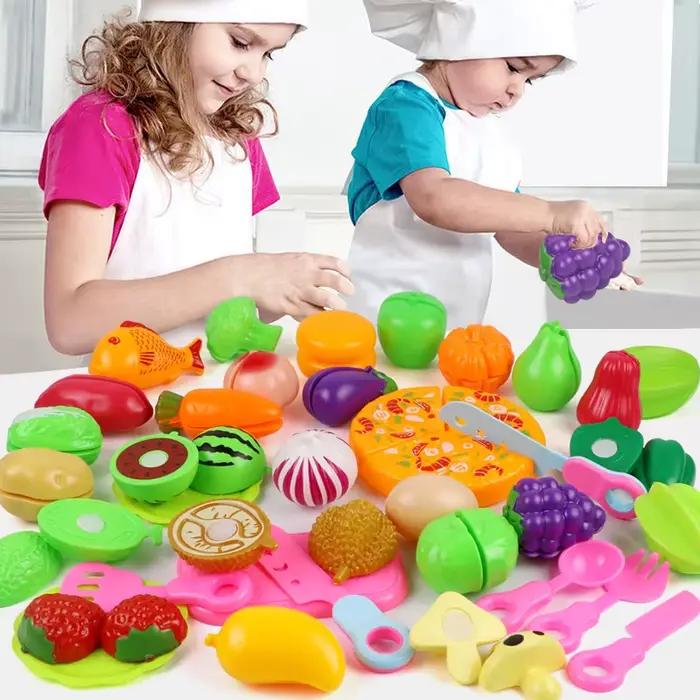 25 pièces ensemble bricolage fruits coupe musique jouet Simulation légumes