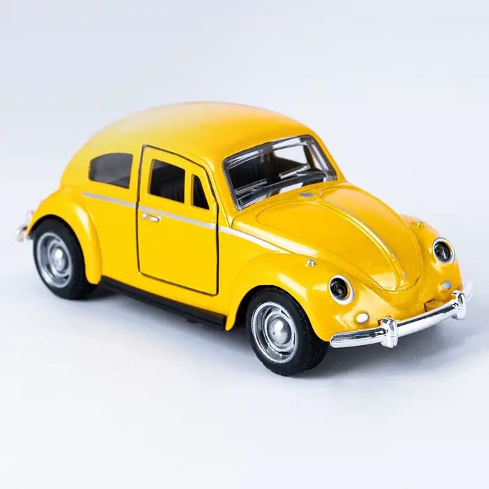 Classique 1: 36 tour alliage Double porte rétro coccinelle voitures modèle garçons et enfants jouets d'anniversaire cade