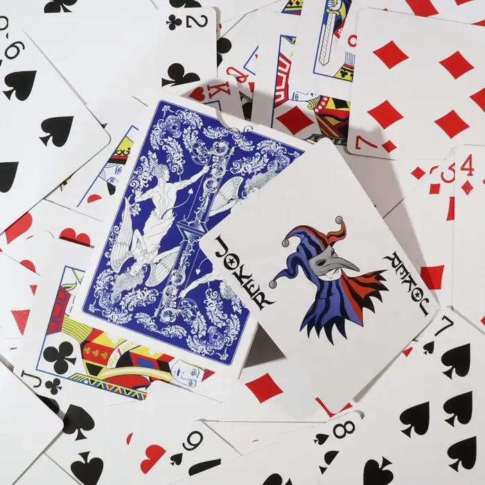 Paquet de cartes à jouer Premi Poker, index standard, bleu ou rouge, pour Blackjack, wald, chre, jeu de casino