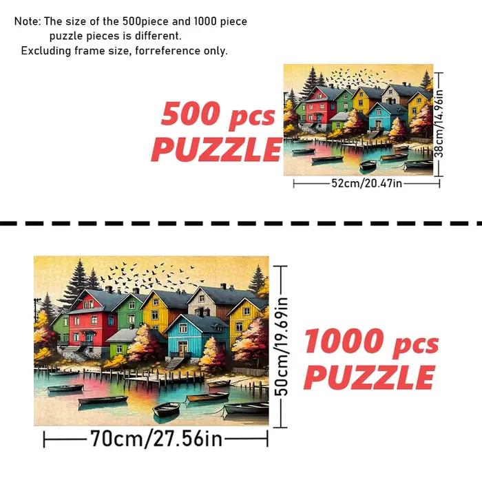 Un puzzle de haute qualité de 500/1000 pièces