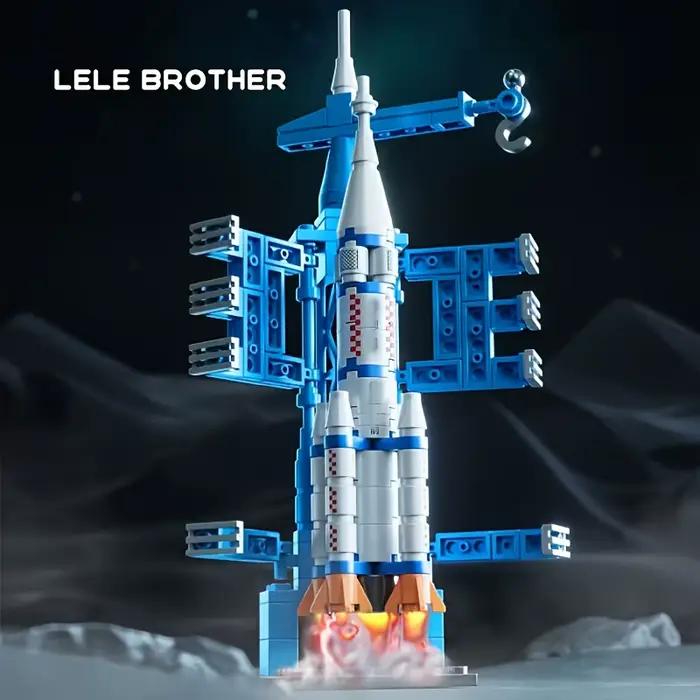 Blocs de Construction de Center de lancement de fusée spatiale