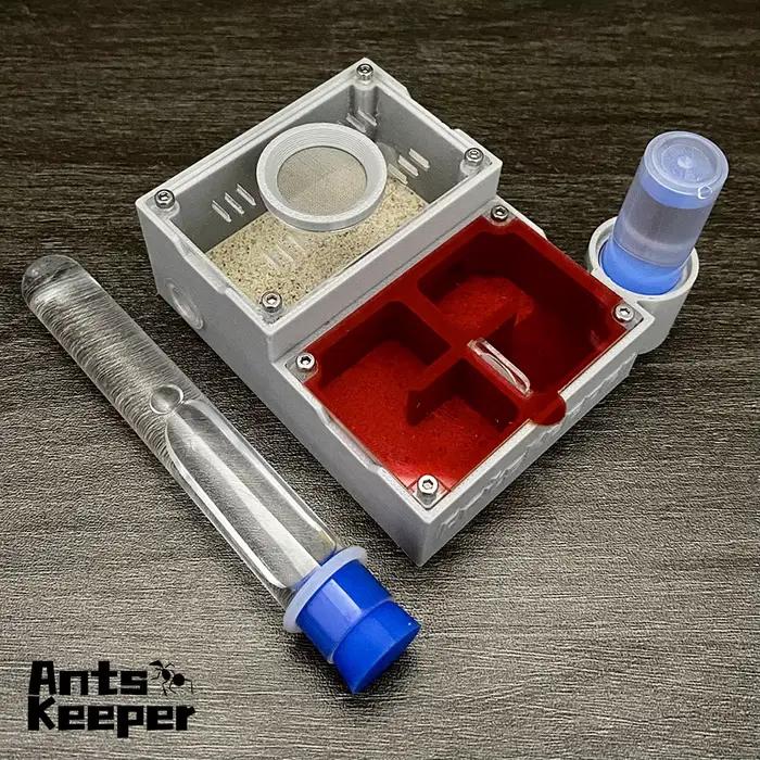【Ants Keeper】Fermes de conception originale avec séparation sèche-humide Nid de maison AntHill à quatre pièces avec sable dur pour colonie de fourmis plus grandes