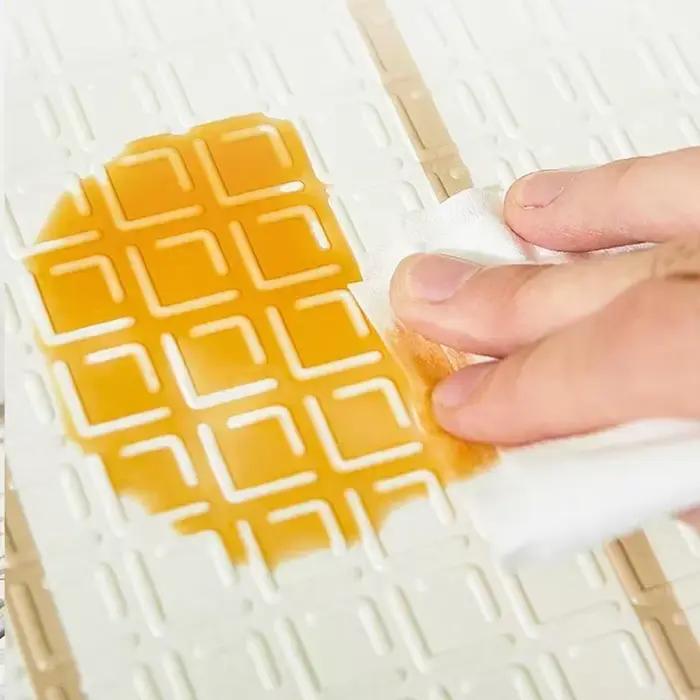 Tapis de jeu pliable pour bébé couverture pliable puzzle polymère jouets de sol multicolore pour enfants de 0 à 12 ans éducatif et sportif