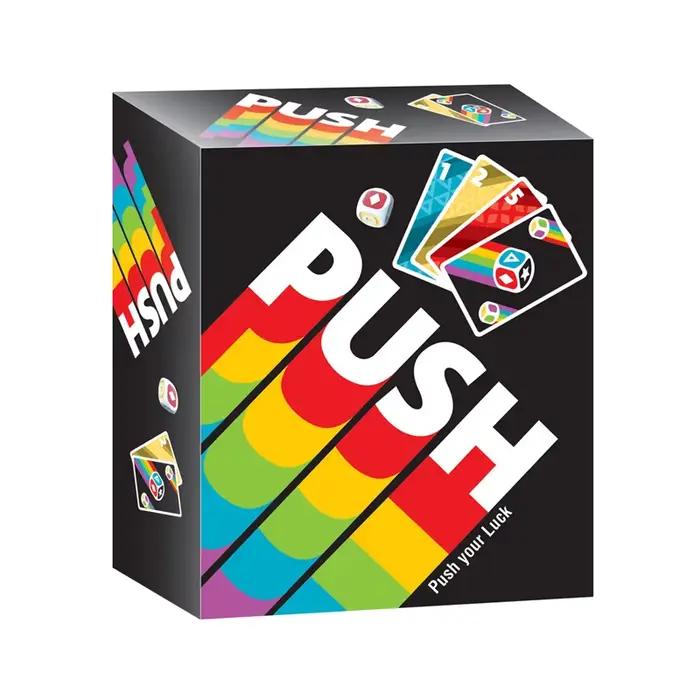 Jeu de cartes Push, jeu de société stratégique pour adultes et adolescents