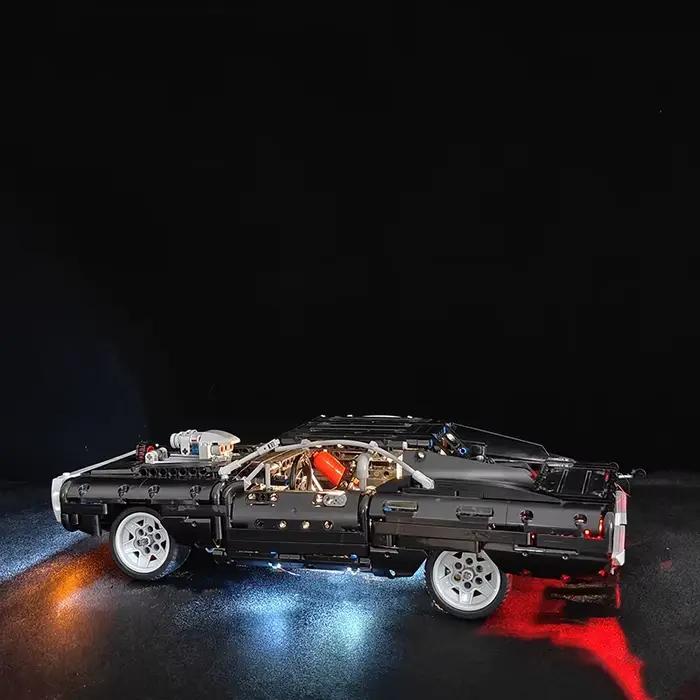 Kit d'éclairage LED bloc de construction 42111 Dodge Charger de Dom (lumière uniquement pas de modèle)