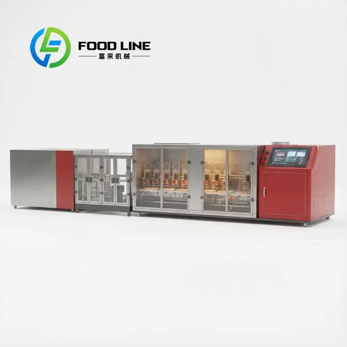 Personnalisation standard avec machine automatique à faire des pizzas. Opération en un clic. Pas besoin de chefs pizzaiolos