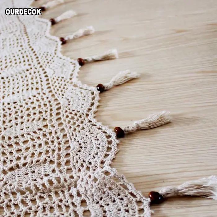 Rideau en dentelle au crochet en coton fait à la main, rideau de fleurs, rideau de cuisine, stores de document solide, rideau de douche pour la décoration