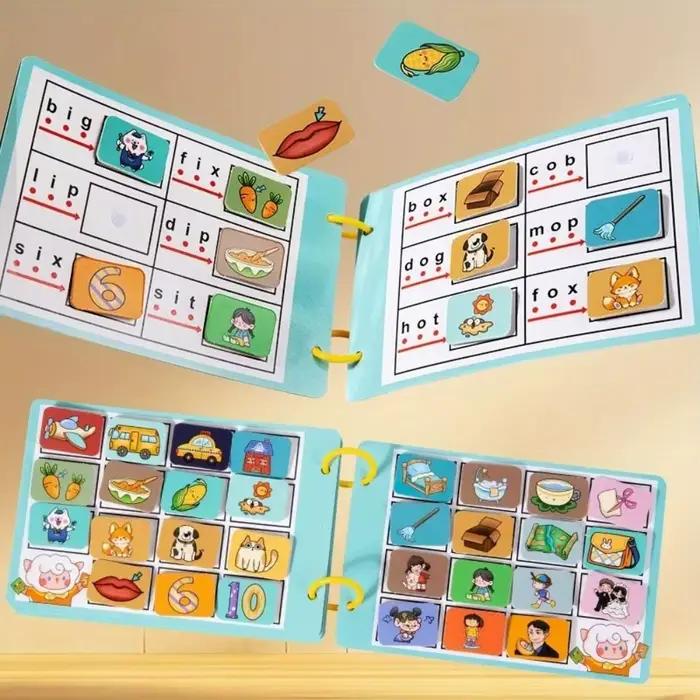 Livre interactif de construction de mots CVC