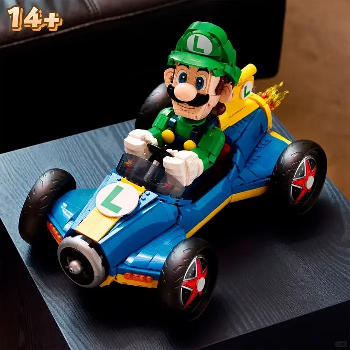 2026 Hot Toys 2234Pcs Marioed Standard Kart Mach 8 Modèle de blocs de construction, Jouets de voiture de course de jeu classique, Cadeaux d'anniversaire et décorations