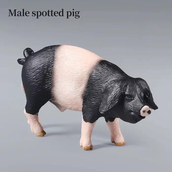 Ensemble de Figurines d'Animaux de Ferme Avicole Jouets Éducatifs pour Enfants Décoration Occasion Spéciale Noël Nouvel An