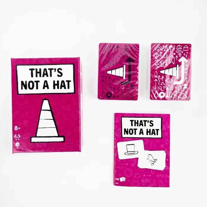 Ceci n'est pas un chapeau. Collection de jeux de société et de cartes en anglais pour fêtes