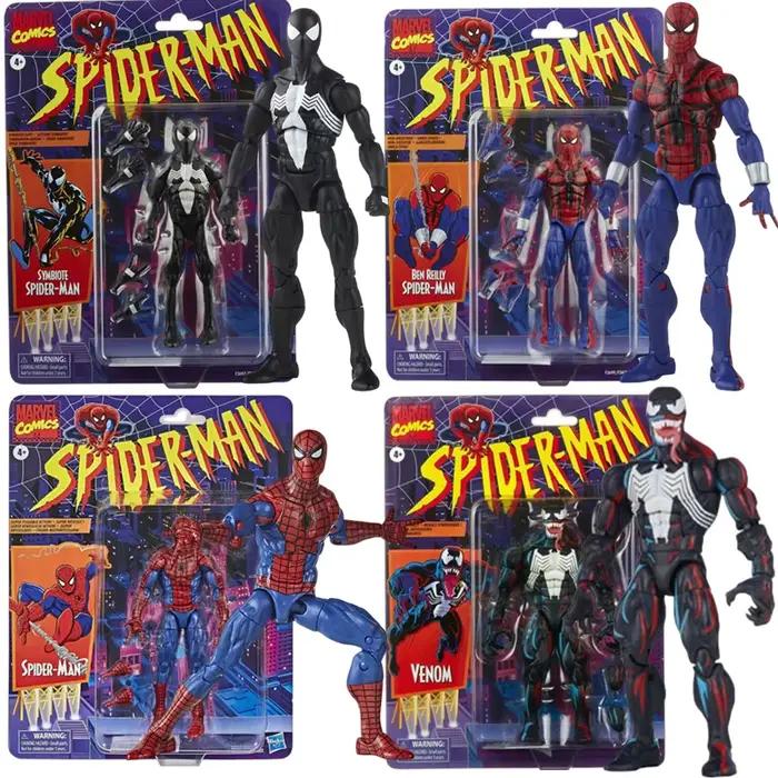 Hasbro Spider Man 2099 Miguel O Hara légendes Venom Deadpool figurine jouets changement visage Statue modèle poupée enfa
