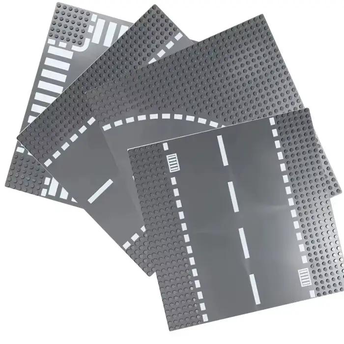 1 pièce Plaque de base routière urbaine 32*32 pour la construction de figurines et de blocs