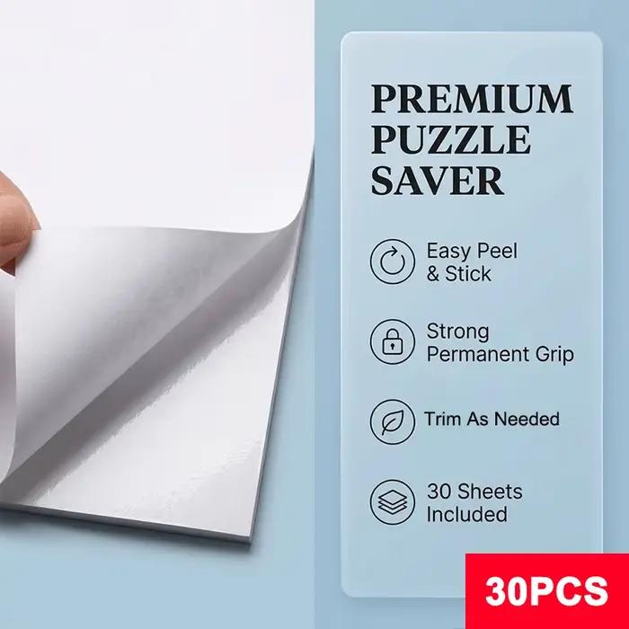 Petit paquet de 30 feuilles de puzzle faciles à décoller et à coller