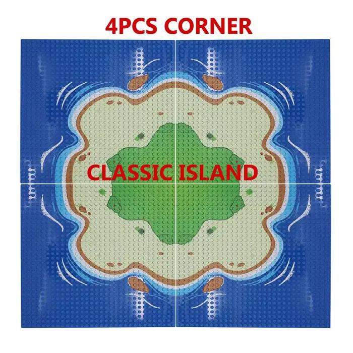 Pièces de plaque de Base de Style prairie d'île 32x32 points