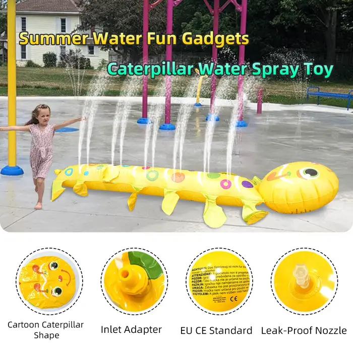 Tapis d'arrosage Caterpillar pour enfants et tout-petits