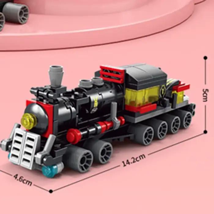 NOUVEAU Kit de construction 6-en-1 DIY : Train