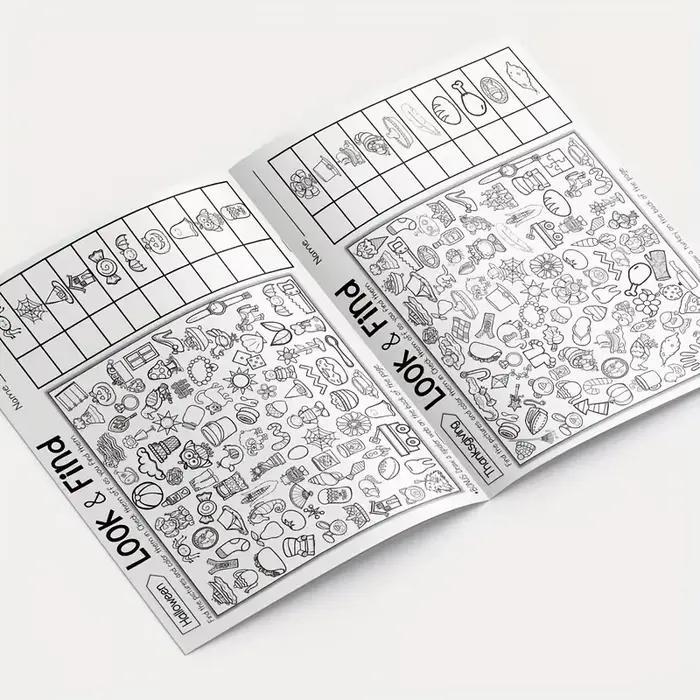 Livre de coloriage d'objets cachés pour enfants