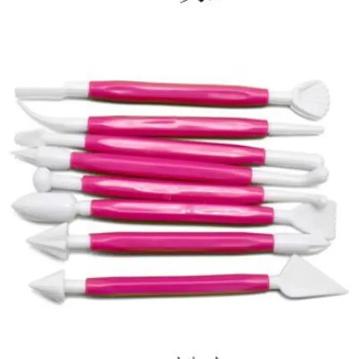 Ensemble de sculpture en argile plastique 8 pièces/ensemble, outils de modélisation en argile polymère, ensemble d'outils de sculpture en forme Poly pour façonner l'argile, jouets de pâte à jouer