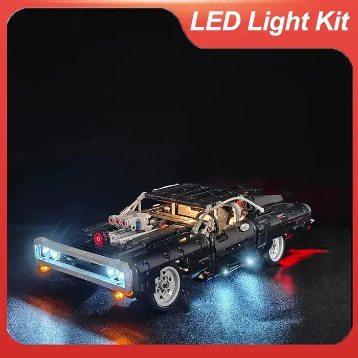 Kit d'éclairage LED bloc de construction 42111 Dodge Charger de Dom (lumière uniquement pas de modèle)