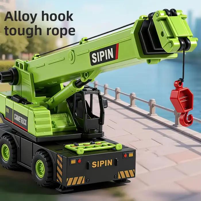 Modèle de véhicule jouet pour enfants : Grue de construction