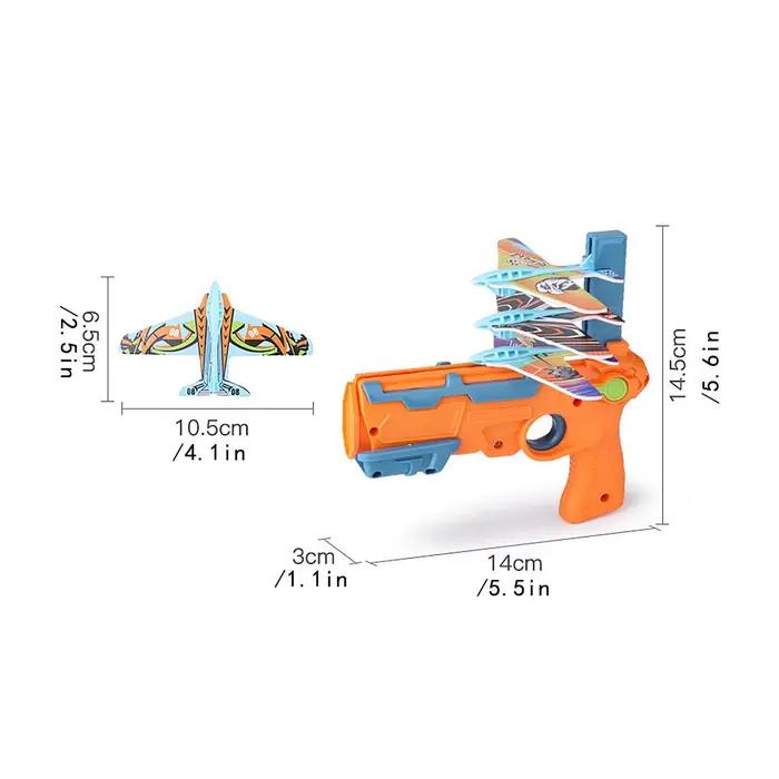 Lanceur d'avions à bulles avec 6 petits avions jouets