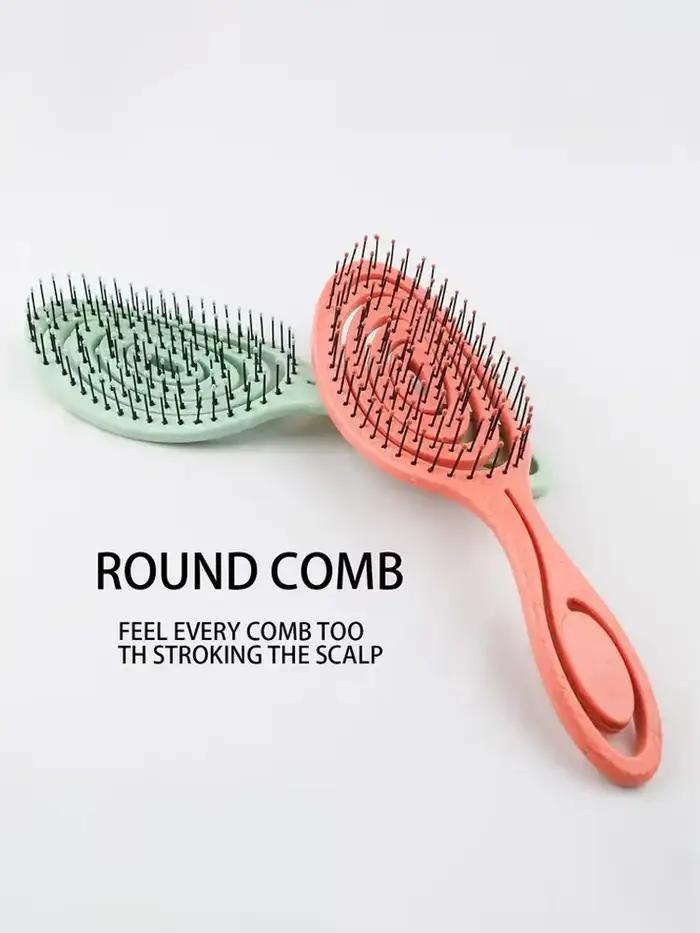 Peigne de Massage des cheveux, brosse à cheveux en Nylon, brosse à cheveux bouclée démêlante pour Salon de coiffure, outils