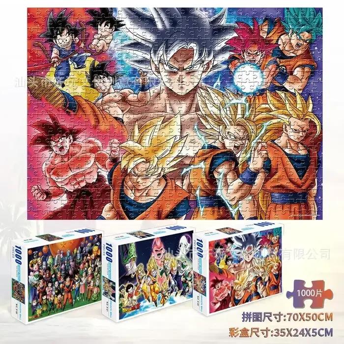 Puzzle en papier à assembler sur le thème de l'anime Dragon Ball