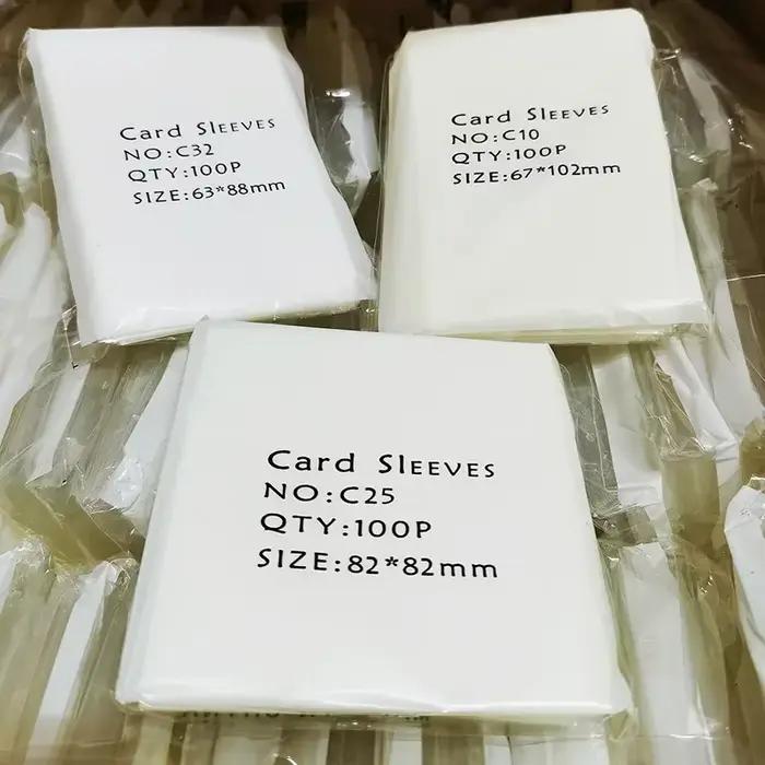 100 pièces/ensemble diverses tailles manchons de cartes transparents jeu de cartes magiques Tarot cartes de Poker protecteur jeu de société manchons de cartes