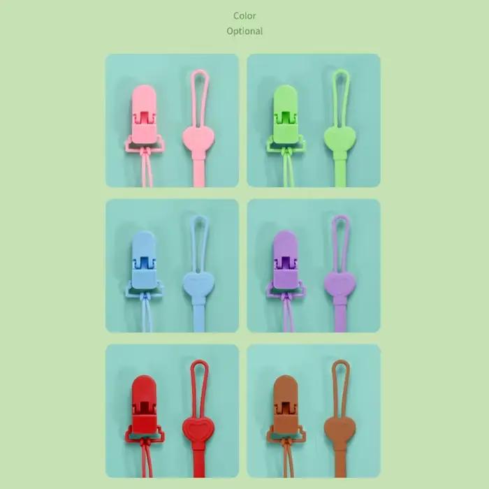 Attache-tétine en silicone JOFastened pour bébé