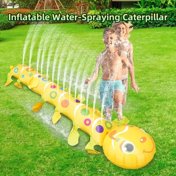 Tapis d'arrosage Caterpillar pour enfants et tout-petits