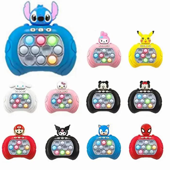 Nouveau point jeu à poussée rapide Pop up Fidget Bubble électronique Pop up jeu professionnel léger anti-Stress jouet adulte