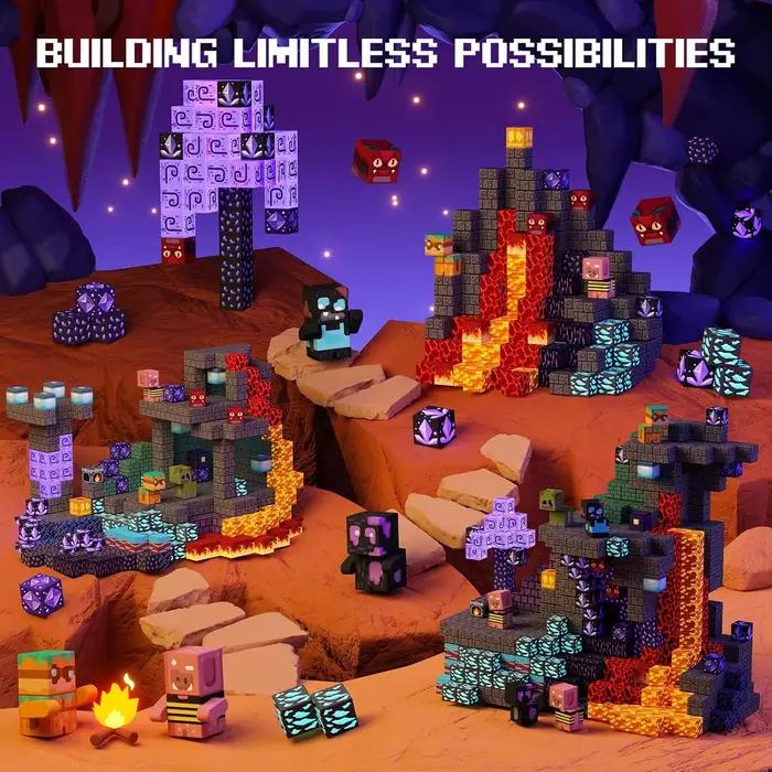 Blocs de construction magnétiques Mine World