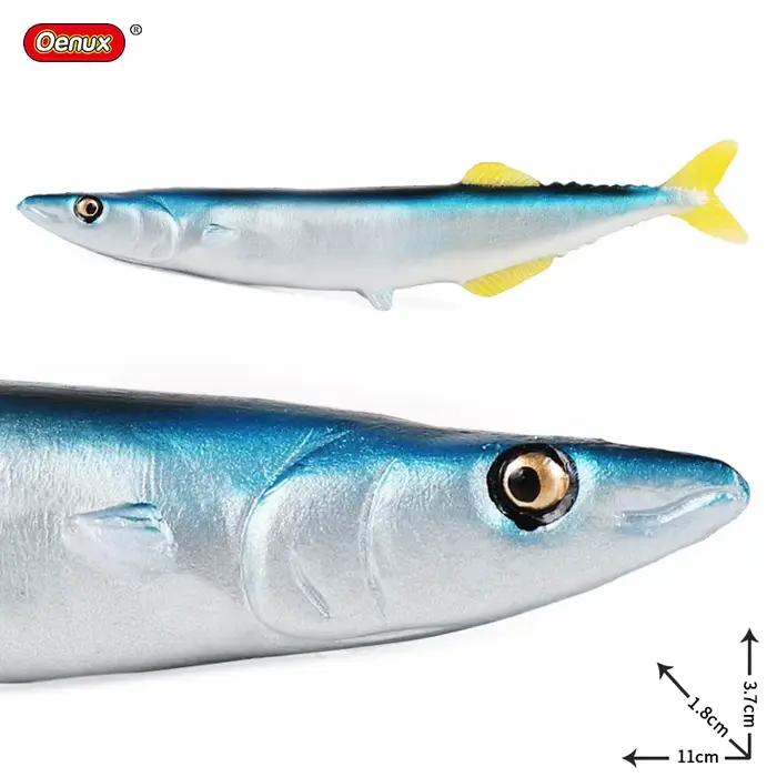 Oenux modèle de vie marine poisson clown saumon basse océan marin figurines d'action animaux PVC haute qualité éducation Miniature plage enfant jouet