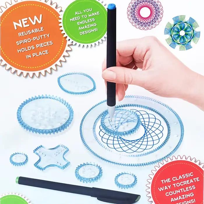 Kit de dessin artistique spirographe en spirale
