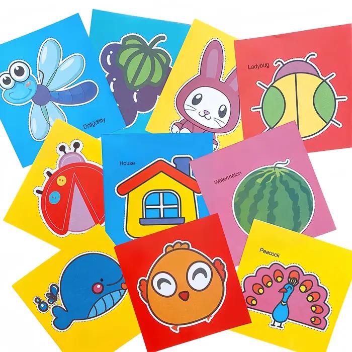 96 pièces ensemble de découpe de papier amusant
